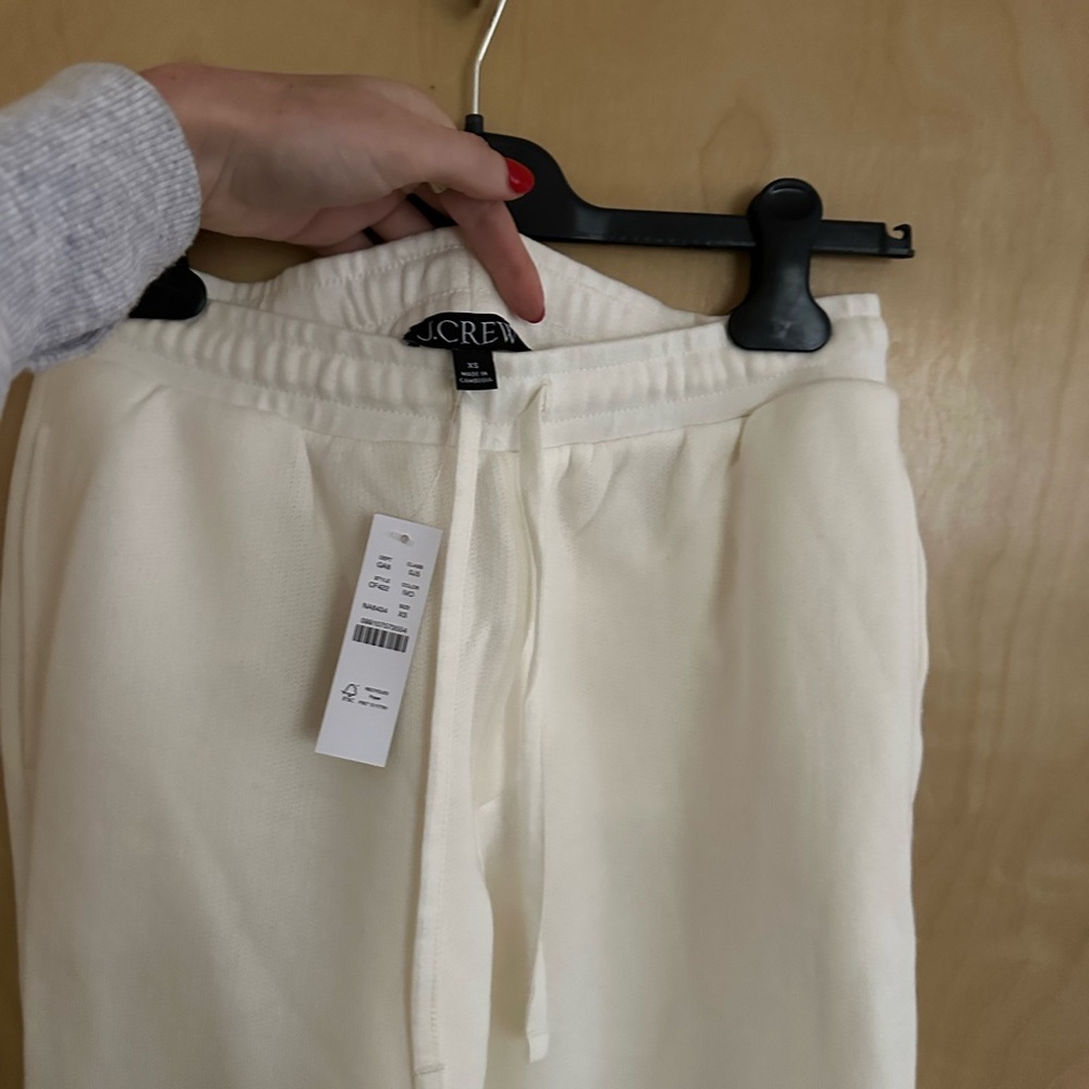 J. Crew Cream Wide Leg Pants - Picture 3 of 5